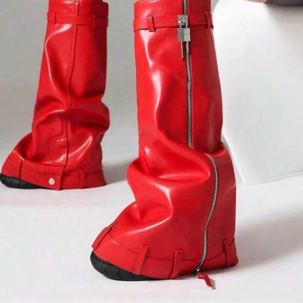Stylish Red Women's Boots